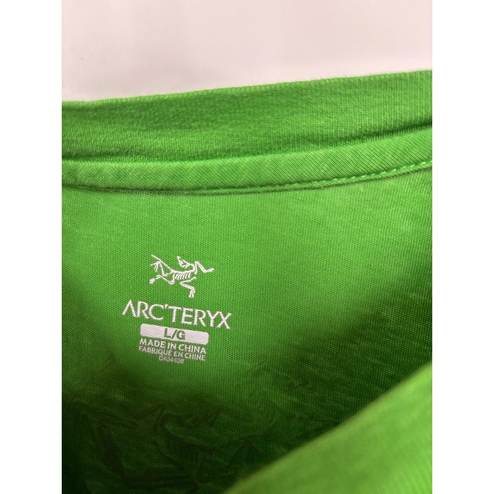 Arcteryx Mens Green Cotton Graphic T-Shirt Large CA34438 - Picture 2 of 7